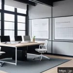광고디자인 관련 추천 도서 - A sleek digital advertising workspace featuring a modern UI/UX design setup on multiple screens, sho...